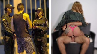 Kolumbijski Policjant Z Dużym Tyłkiem Zostaje Podniesiony I Zerżnięty W Domu