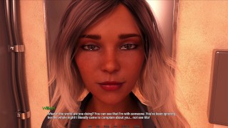 ラディアント-Beautifulウェイトレスはバスルームの屋台で激しくセックスされます(Brookeとのデート)-パート6