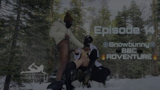 #44BBC Snowbunny Creampie y limpieza cornudo al aire libre en Snow cubierto UTV Offroad 4x4 Trail Adventure