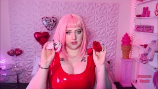 Valentinstag-Training! Femdom Keuschheit und Analtraining POV mit Prinzessin Dandy
