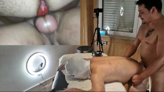 187 - Part 1 @looludo me ajudando a relaxar o parrudinho portugues na massagem mutua