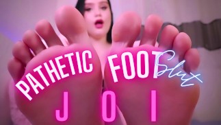 Patética Puta De Pies JOI - FemDom Jerk Off Instrucción Pies Fetish - MissWinterWhite