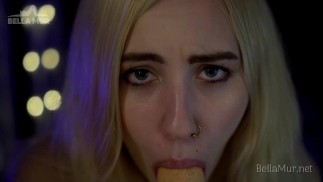 Очень чувственный ASMR и грубый трах в рот одновременно