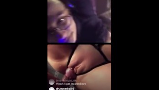 Pieprzona przyrodnia siostra na żywo na Instagramie