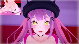 Vtuber - Futa Tokoyami Towa | Swap Male taker Pov HENTAI 3D
