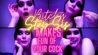 SPH FemDom - La sorellastra stronza prende in giro il tuo cazzo - SPH estremo, umiliazione del pene piccolo, JOI