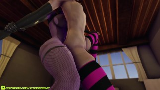 Futa madrasta fode femboy fofo e goza na bunda dele