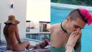 Sissy-Sklaven-Urlaub mit Herrin Mama