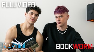 NastyTwinks - Книжный червь - Харли Ксавье, Джордан Хейз - Сводные братья играют, пока мамы нет - Full Vid