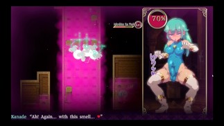 魔道士カナデスふたなりダンジョンクエスト[変態ゲーム] Ep.1空飛ぶ巨大なおっぱいの侵略