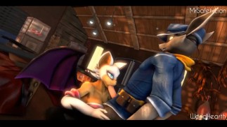 MrSafetyLion Official - Sly Cooper x Rouge die Fledermaus