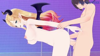 Yuzuki Choco a já máme intenzivní sex v milostném hotelu. - Hololive VTuber Hentai