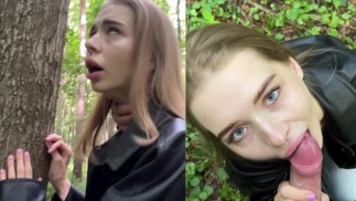 SESSO PUBBLICO RISCHIOSO nella foresta con Californiababe