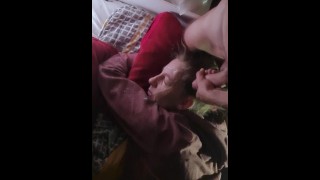 Duża Sperma Na Twarzy