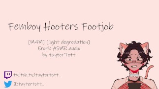 Femboy Hooters Footjob || [Yaoi ASMR] [m4m] Erotisches ASMR-Audio