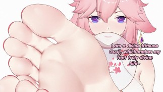 Your "training" with Yae Miko JOI(feet, femdom, humiliation, challenge, genshin impact)