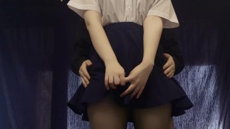 ODDĚLEJTE stydlivou japonskou ŠKOLKU PO STUDIU A MATURBUJETE JEJÍ PUCI