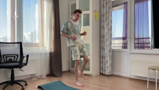 Dzień sportu zakończył się ruchaniem i jedzeniem spermy