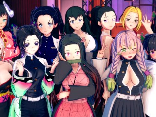 DEMON SLAYER : ТРАХ ВСЕХ ДЕВУШЕК 😳 ХЕНТАЙ СБОРНИК БЕЗ ЦЕНЗУРЫ