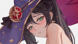 Hentai JOI TEASER - Mona leegt je portemonnee ... en je ballen [Genshin Impact] (meerdere eindes)