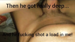'I let a complete stranger cum in me!' She shows off her messy pussy then tells BF what happened...