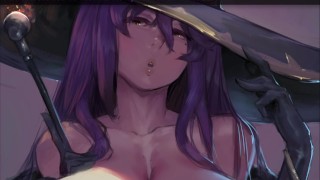 [Ф4М] Использование ведьмы в качестве игрушки для траха, в которую можно влить свой толстый груз, пока она не сломается~ | Непристойный звук