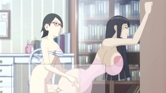 Sarada Uchiha Fucks Hinata Hyuga (Naruto)