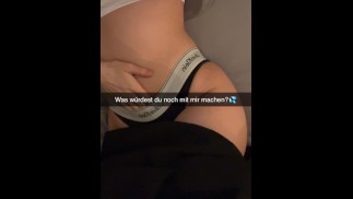 Garota quer foder meio-irmão no Snapchat Alemão