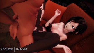RWBY - Руби Роуз трахнули на диване [4K ХЕНТАЙ БЕЗ ЦЕНЗУРЫ MMD]