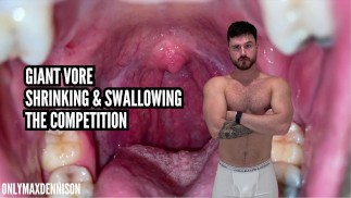 Giant vore - shrinking and swallowing the competition
