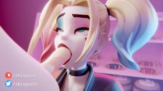 Harley Quinn se vrhla na můj penis jako dravý pták. Ale můj čurák není červ... (((