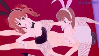 Mikoto Misaka e Kuroko Shirai e eu fazemos sexo 3P intenso - Um Certo Railgun Científico Hentai