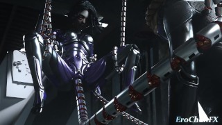 Alita battle angel bound and fucked by Atomic Heart machine