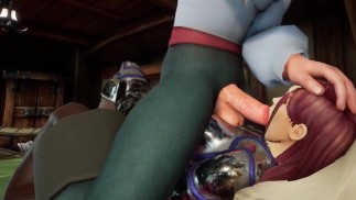 Fodendo a Guarda Girl em seu quartel | Warcraft Pornô Paródia Clipe Curto