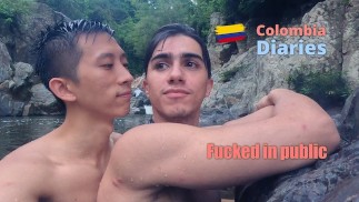 公共户外性交，情人男孩拉丁裔内森性交亚洲男孩泰勒吴