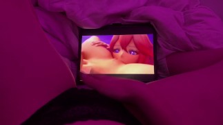 POV:レズビアンポルノ変態ウェットPinkプッシー恥ずかしがり屋のうめき声を見て自分自身に触れるカワイイアジアの女の子