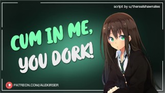 Je Tsundere Pestkop wil je sperma! | ASMR Audio rollenspel