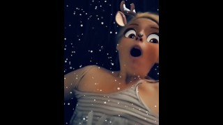 Snap chat kurva roztomilý jelen s orgasmem. První BWC