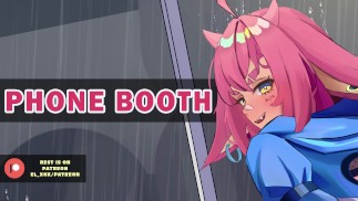 見知らぬ人とのASMR電話ブースセックス