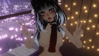 Dou-lhe instruções no VRChat enquanto brinco comigo mesmo