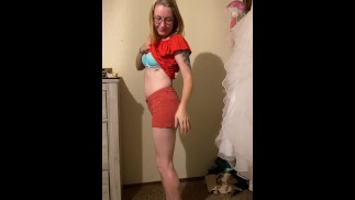 Striptease verandert in creampie