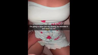 Novia confiesa engañando a snapchat y se emociona al verla ser follada