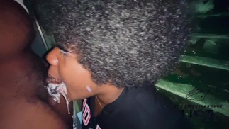 Milky BJ 🥛🤮😜をGivingながら@GoldenEbonii吐き気