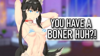 Je Bratty wofgirl aankleden verandert in intens neuken 🍆💦 [Wolfgirl Lewd Rollenspel Audio]
