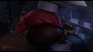 Drachen Hyper Schwanz Schlafzimmer Wachstumsanimation