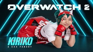 Kimmy Kim nei panni di OVERWATCH 2 KIRIKO offre la sua piccola figa come compensazione per un errore
