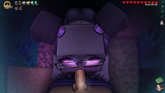 Minecraft Horny Craft - Part 46 Endergirl Sucking A Big Dick!By LoveSkySanHentai