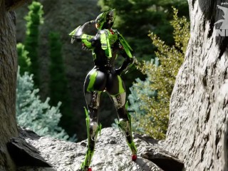 アンセム・インターセプターはパトロール中に気を取られる。WIPアニメーション