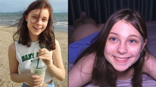 Hooking Up At The Beach - Cutie Bringt Ihn DREIMAL Zum Abspritzen!