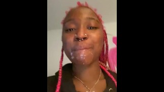 Ebonyは喉💦で魂を奪う